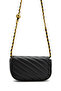 Lock Detailed Faux Leather Women's Crossbody Bag Sheldon Black - 5