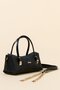 Mini Evening Dress Handbag Silvery Black