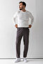 Men's Adjustable Waist Pocket Jogger Pants Gray - 5060 - 5