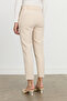 Carrot Poly. Viscose Trousers Stone - 4