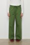 Loose Leg Canvas Denim Trousers with Elastic Waist Amazon - 2