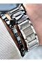 Smoked Color Functions Active Steel Strap Men's Wristwatch + BRACELET WITH GIFT - 4