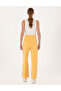 Yellow Flare Fit Modal Blend Sweatpants 50301405-Vr044 - 4