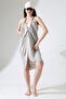 Bead Detailed Long Glittery Beach Dress Pareo