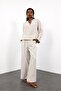 Natural Judge Collar Linen Shirt - 2