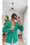 Luxury Quality Linen Jacket with Lacing Details - 6