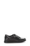 Tugerdi Black Zippered Lace-Up Genuine Leather Light Sole Casual Women's Shoes Tg091382611540 - 4