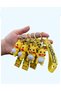 3D Led Lighted Cute Mascot Keychain Colorful Effect Bag Car Ornament Cute Figure Gift 1 Piece - 7