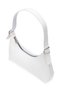 Women's White Baguette Hand and Shoulder Bag - 5