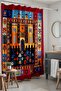 Bathroom Curtain, Floral Bohemian Architectural Pattern Shower Curtain, Bathtub Curtain 175X200Cm - 4