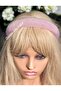 Luxury Design Fashion Wide Sponge Bombshell Crystal Stone Plated Glitter Tiara Special Occasion Crown Pink - 2