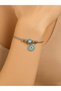 Stainless Steel Evil Eye Beaded Bracelet Stylish Design Casual Jewelry