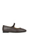 , Women's Genuine Leather Ballerinas 1531054Z3441 Brown