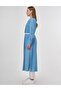 Ribbed Stitched Lyocell Tunic Ice Blue - 2