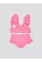 Girl's Bikini Set with Ribbon Detail - 2