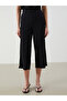 Elastic Waist Textured Women's Capri (S5) - 2
