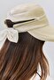 Micro Fabric Zippered Adjustable Sports Running and Tennis Cap Y25730-30 Beige - 5