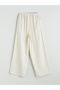 Lcw Kids Buy Elastic Waist Linen Blend Girls Pants (S5) - 3