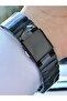Men's Square Case Metal Cord Wrist Watch - 3
