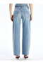 Wideleg Women's Jean Trousers - 4