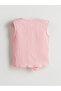 Buttoned Girl's Blouse and Shorts 2-Piece - 3