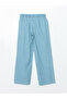 Wideleg Women's Jeans Pants with Elastic Waist - 6