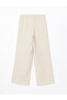 Elastic Waist Textured Women's Trousers - 6