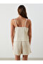 V-Neck Textured Women's Shorts Pajama Set - 4