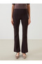 Elastic Waist Spanish Leg Women's Trousers - 2