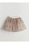 Leopard Patterned Girl's Blouse and Skirt 2-Piece - 4