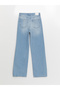 High Waist Wideleg Women's Jean Trousers - 6