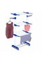 Vertical Clothes Drying Rack with 3 Drying Levels - 7