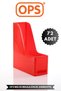 Mg 101 A4 Disassembled 72 Pieces Plastic Vertical Magazine Folder Archive Box Organizer Storage Storage