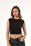 6 Pieces Lycra Zero Sleeve Crop 95% Cotton 5% Lycra