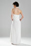 Women's Tie Detailed Backless Design Long Dress - 3