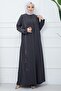 Plus Size Leaf Stone Mother's Dress Smoked Hm2350 - 2