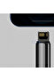 USB to Lightning data cable, 2.4A, 1m, (CALWJ-01) - Black - 4