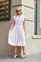 Women's Silky Modal Fabric Domineering Collar Off-Shoulder Front Zipper Pilikaşeli Dress (Leather Belt Genius - 2
