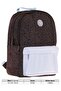 Double Colors Three Compartment Girls School & Casual Backpack - Black Blue - K1839 - 4