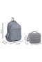 Coral Highthree-Eyed Multi-Color Color-Transition Gradient School Backpack and Lunch Bag for Girls - 3