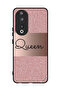 غطاء حماية لهاتف Honor 90 بخلفية لامعة من Queen Glitters