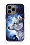 غطاء حماية لجهاز Apple iPhone 15 Pro Max - رسمة الذئب