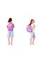 Girl's Bag and Three-Eye Pencil Bag Set - Pink Blue - Love (L5229+L8229) - 3