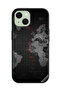 غطاء حماية لهاتف Apple iPhone 15 Plus خريطة العالم