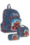 Boy's Off-Road Vehicle Printed Triple School Bag Set (School Bag + Lunch Box + Pen Holder)