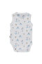 Organic Single Double Half Strap Body (Organic Stars and Koalas) T3942 - 3