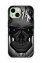 غطاء حماية لهاتف Apple iPhone 15 بتصميم جمجمة