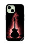 غطاء حماية لهاتف Apple iPhone 15 بتصميم انعكاس الجيتار