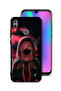 Honor 10 Lite Protective Case Cover Girl Wear Mask Art