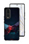غطاء حماية لهاتف Honor 70 بتصميم "أيدي محترقة"